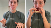 Pregnant woman gives in to baffling craving: "So real"