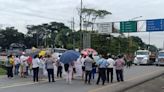 Congestión en la vía al Llano por manifestaciones: adelantan plan tortuga por alto costo del impuesto predial