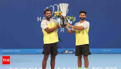 TN duo of Jeevan and Vijay wins Hangzhou doubles | Tennis News - Times of India