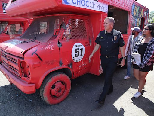 First responders prep RVs for Motorhome Madness at the O.C. fairgrounds