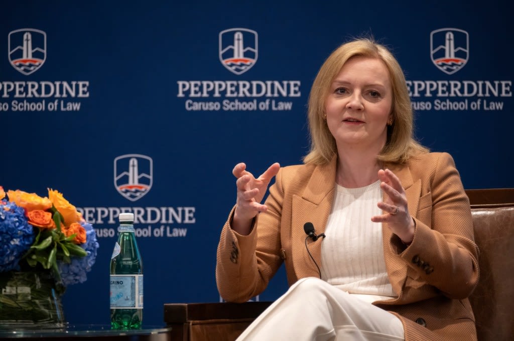 In Pepperdine visit, former UK Prime Minister Liz Truss slams ‘destructive ideologies’