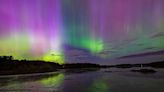 Rare aurora borealis lights up Maine skies