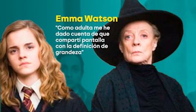 Daniel Radcliffe, Emma Watson y Ruper Grint recuerdan a Maggie Smith, la eterna profesora McGonagall: "Tenemos el corazón roto"