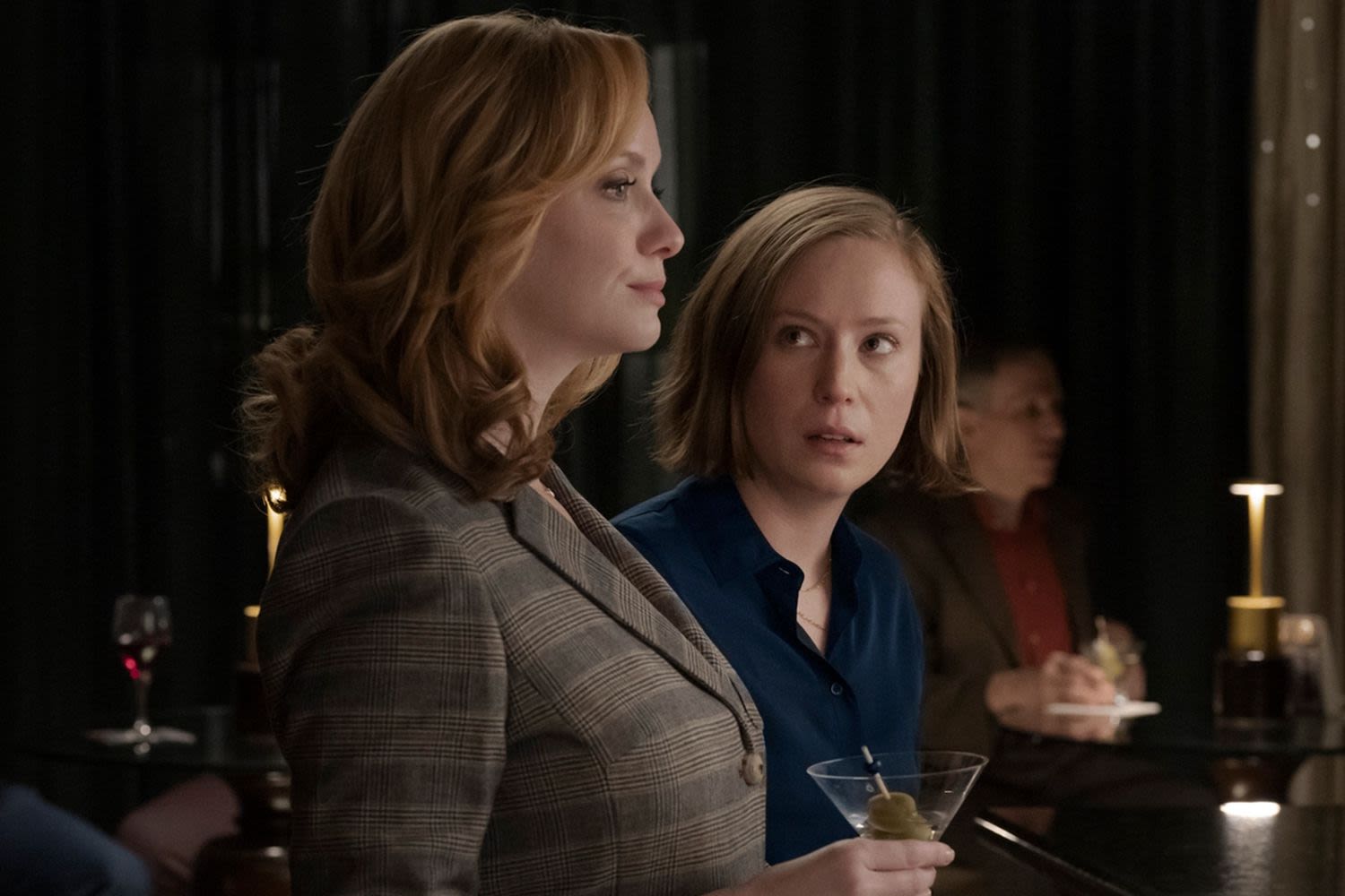 Hannah Einbinder Says Christina Hendricks Is a 'National Treasure' After Their Spicy “Hacks” Episode Together
