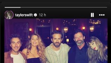 Taylor Swift revela que es la madrina de los hijos de Blake Lively y Ryan Reynolds