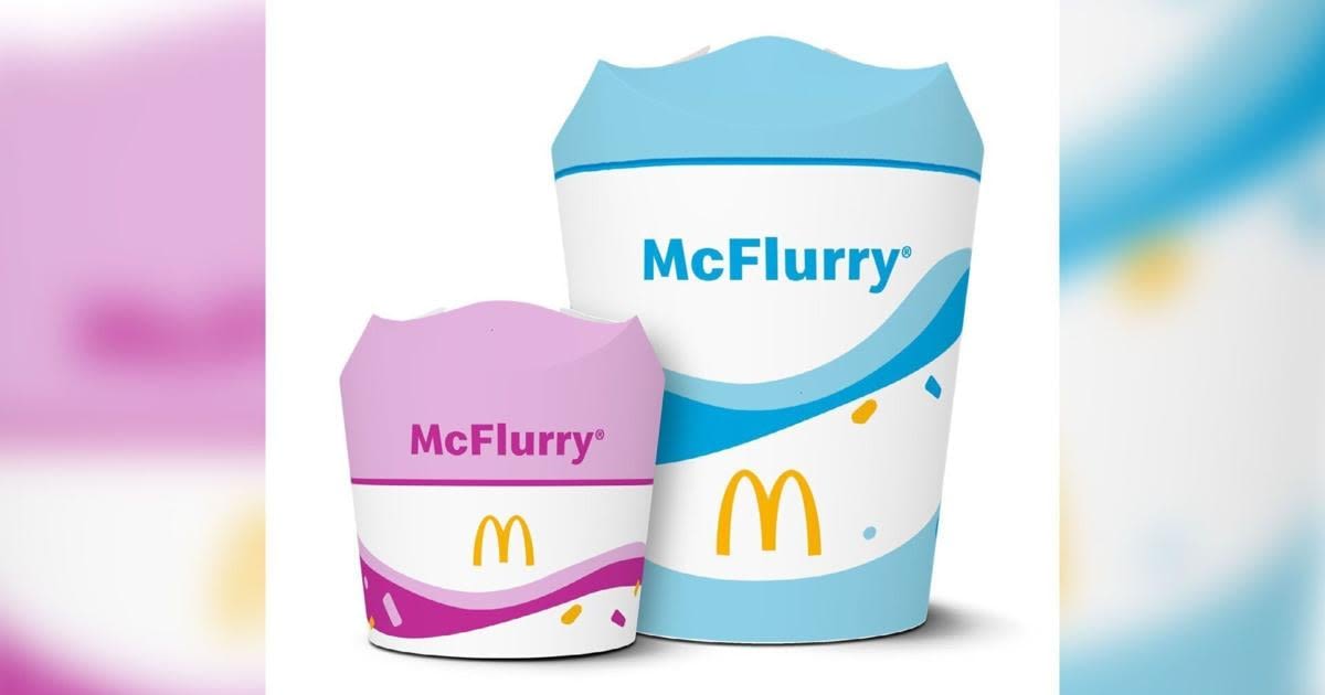 McDonald’s is giving its McFlurry a makeover with new look and size