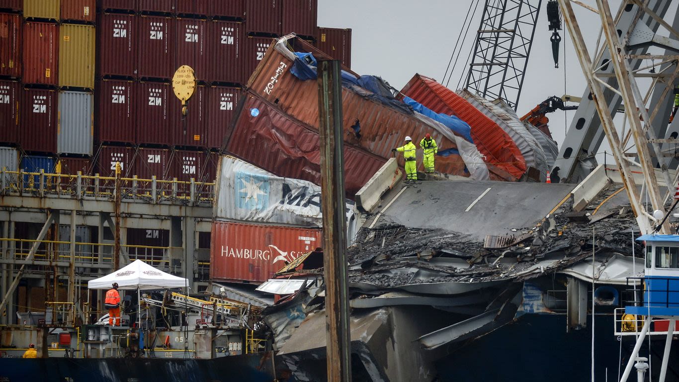 Ship involved in Baltimore bridge collapse lost power day before crash, NTSB says