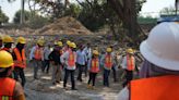 Convive Lucy Meza con trabajadores de la construcción