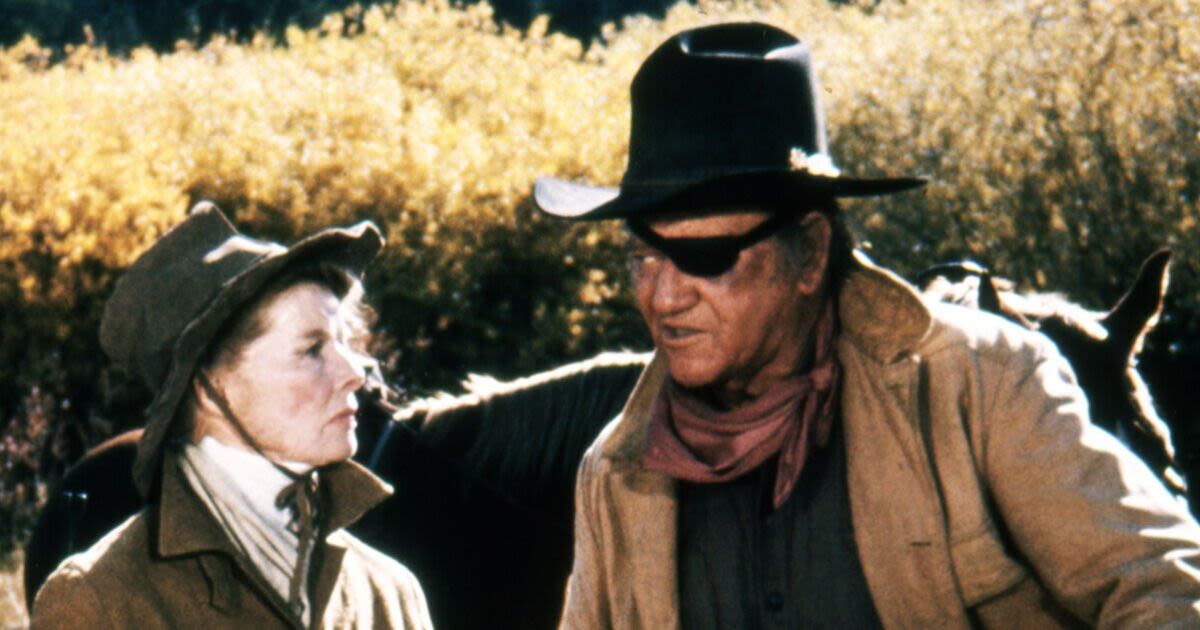 John Wayne made ‘delightful’ Katharine Hepburn ‘belly laugh’ on Rooster Cogburn