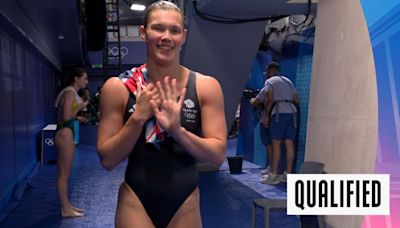 Paris 2024 Olympics diving video: Grace Reid & Yasmin Harper reach 3m springboard final