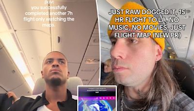 Men are ‘raw dogging’ it on flights — here’s what the weird travel trend means