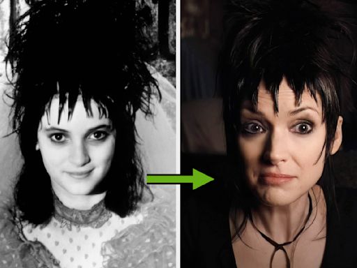 Here's What The Cast Of "Beetlejuice" Looked Like In The Original Vs. The New Film