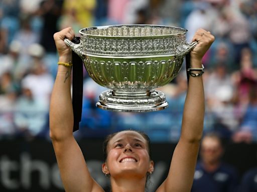 Second-time lucky for Kasatkina as she wins Eastbourne WTA final