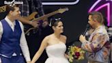 Noivos comemoram casamento em show no São João de Campina Grande