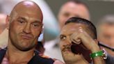 Fury refuses to look Usyk in the eye in face-off