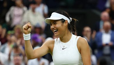 Emma Raducanu works her spell on Maria Sakkari to continue stunning Wimbledon run