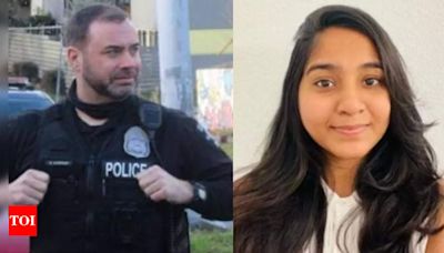 Seattle police officer who laughed when Indian student Jahnavi Kandula was hit by his vehicle and died removed from service | Hyderabad News - Times of India