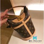 【二手】正品 LV M43587 DUFFLE BAG 薯條包 Monogram 花紋 范冰冰 走秀  肩背包