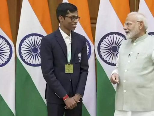 'Conversation with PM Modi went over an hour': Chess Olympiad gold medallist R Praggnanandhaa | Chess News - Times of India