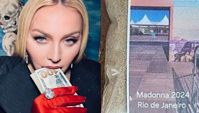 Areia do show de Madonna em Copacabana é vendida como item raro; saiba o valor