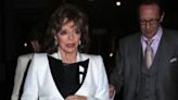Joan Collins looks decades younger as she celebrates 91st birthday