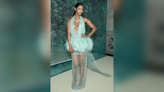 Former LSU star Angel Reese attends the 2024 Met Gala in custom dress