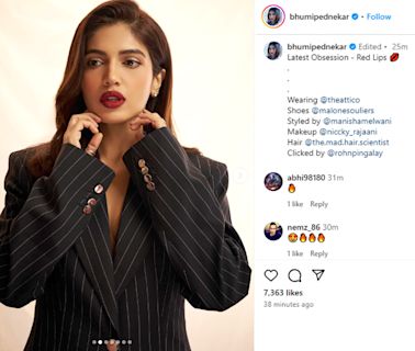 Bhumi's Latest Obsession Is Her Red Lips