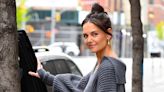 Katie Holmes Puts a Modern Twist on the Big Pants Trend