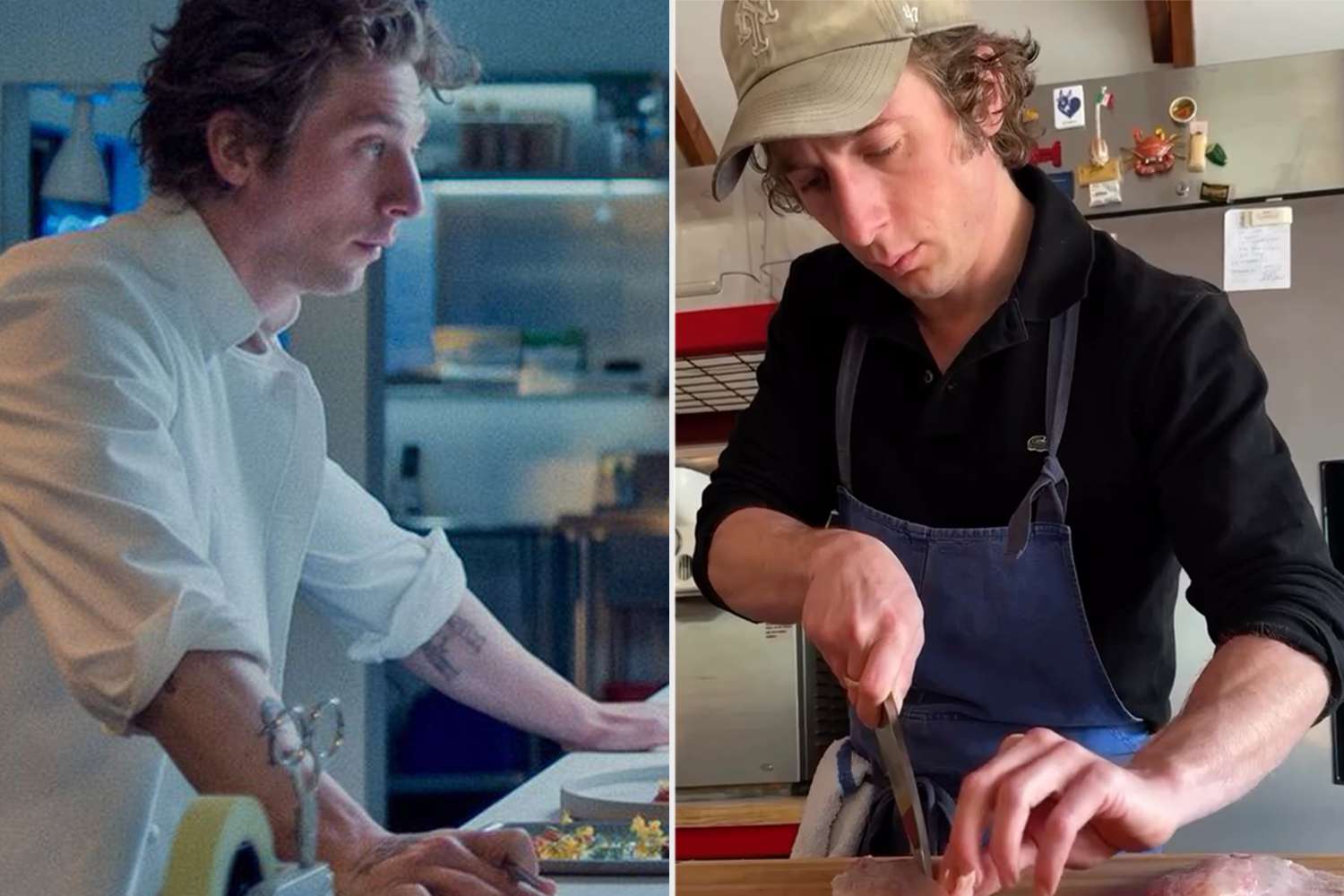 “The Bear”'s Jeremy Allen White and Lionel Boyce Practice Slicing and Dicing in New Behind-the-Scenes Video from Season 3