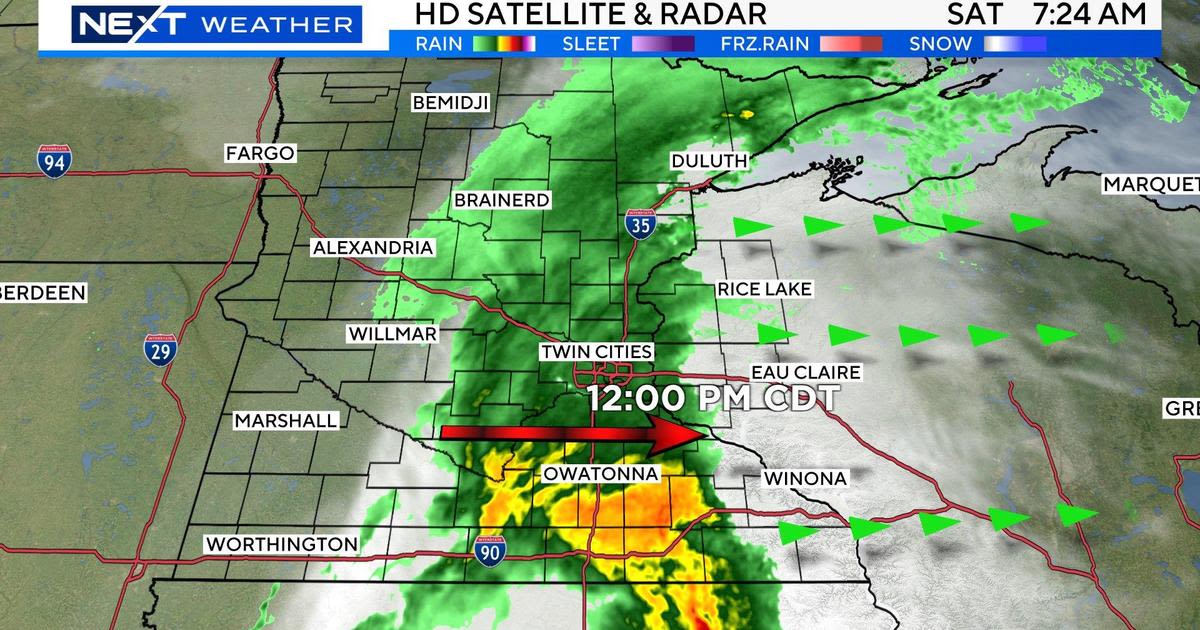 Rain will clear out of Minnesota Saturday afternoon; #Top10WxDay set for Sunday