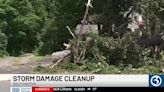 Southington residents continue to clean up storm damage