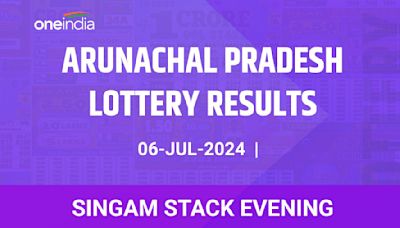 Arunachal Pradesh Singam Stack Evening Winners July 6 - Check Results