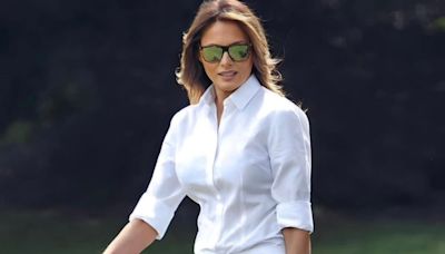 Melania Trump stuns in all-white ensemble amid rare outing, expert calls her outfit ‘echo from the past’