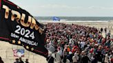 Wild scene at the Jersey Shore rally as crowds await former President Trump