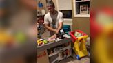 See why this dad's impression of an Aldi cashier went viral