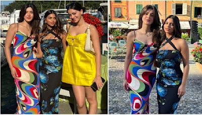 Anant Ambani-Radhika Merchant’s cruise pre-wedding: Suhana Khan, Shanaya Kapoor and Ananya Panday take over Portofino streets in style; PICS