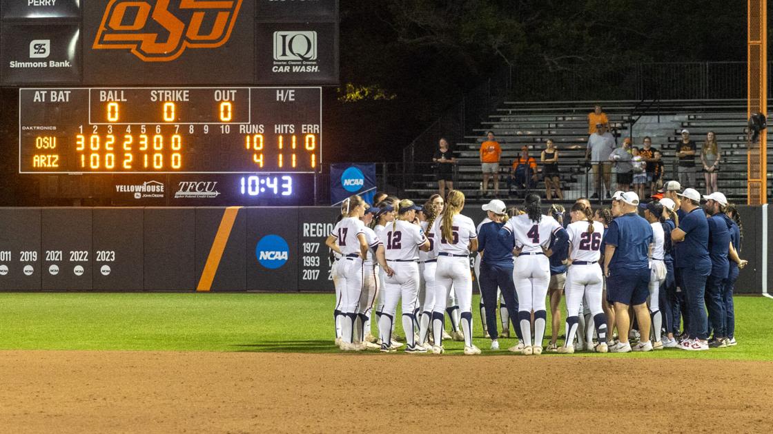 Over and out: Arizona softball season ends with 10-4 NCAA Supers loss at Oklahoma State