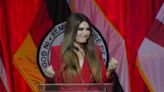 Kimberly Guilfoyle forced to ask audience to clap as awkward speech falls flat