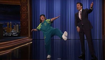 Raygun the Australian breakdancer gets a Tonight Show parody courtesy of Rachel Dratch