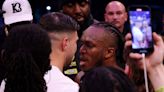 KSI and Tommy Fury separated after heated face-off at Misfits boxing event