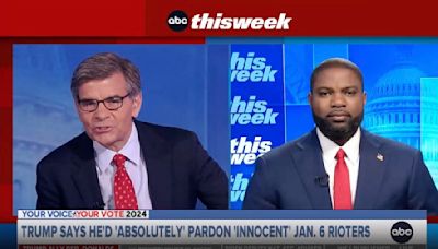 George Stephanopoulos Cuts Off Rep. Byron Donalds Interview