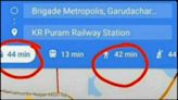 On this 6km Bengaluru route, walking beats driving. See viral Google Maps photo