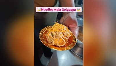 "Noodle Gol Gappa" Anyone? Unique Food Combo Gets A Thumbs Down From Foodies