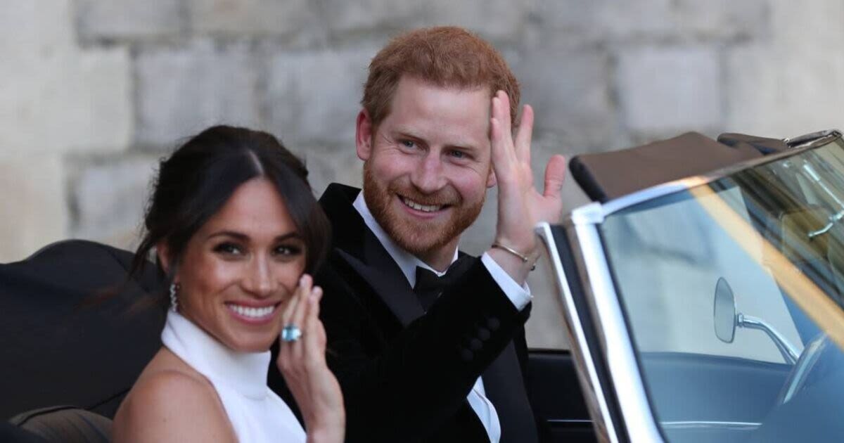 William 'nearly floored' partygoers with ladder prank on Harry at reception