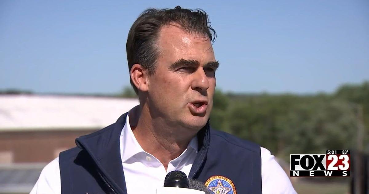 Gov. Stitt travels to Barnsdall to discuss recovery after EF-4 tornado