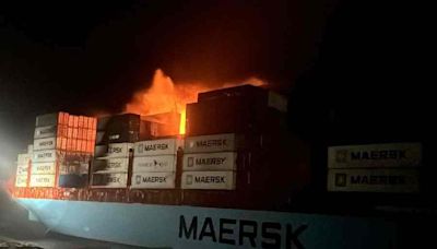Fire on cargo ship off Karwar under control, one crew member missing: Coast Guard