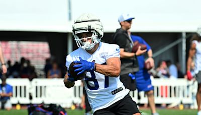 WR carted off at Bills practice leading to scuffle