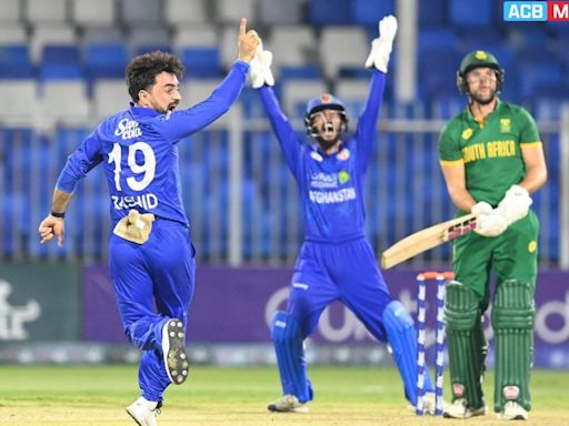 Afghanistan clinch historic ODI series win over South Africa as Rashid takes five wickets, Gurbaz hits hundred