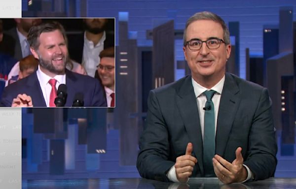 John Oliver Goes Off on J.D. Vance’s ‘Couch-F*cker Energy’