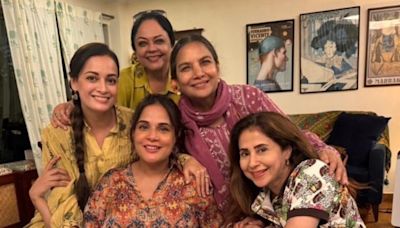 New Mom Richa Chadha And Her Baby Girl Pose With Shabana Azmi, Dia Mirza And Others, Fans React - News18